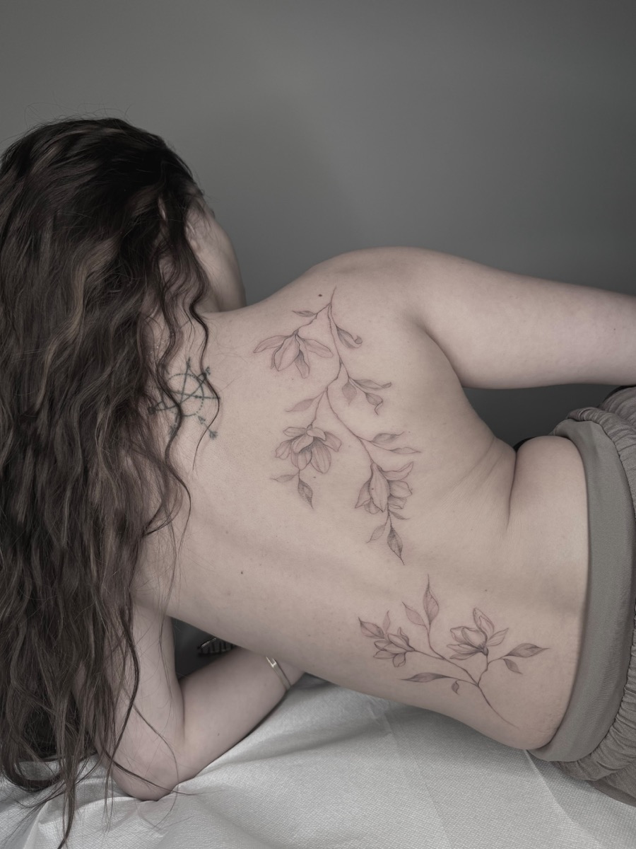 Tatuaggio fineline — lavoro 3