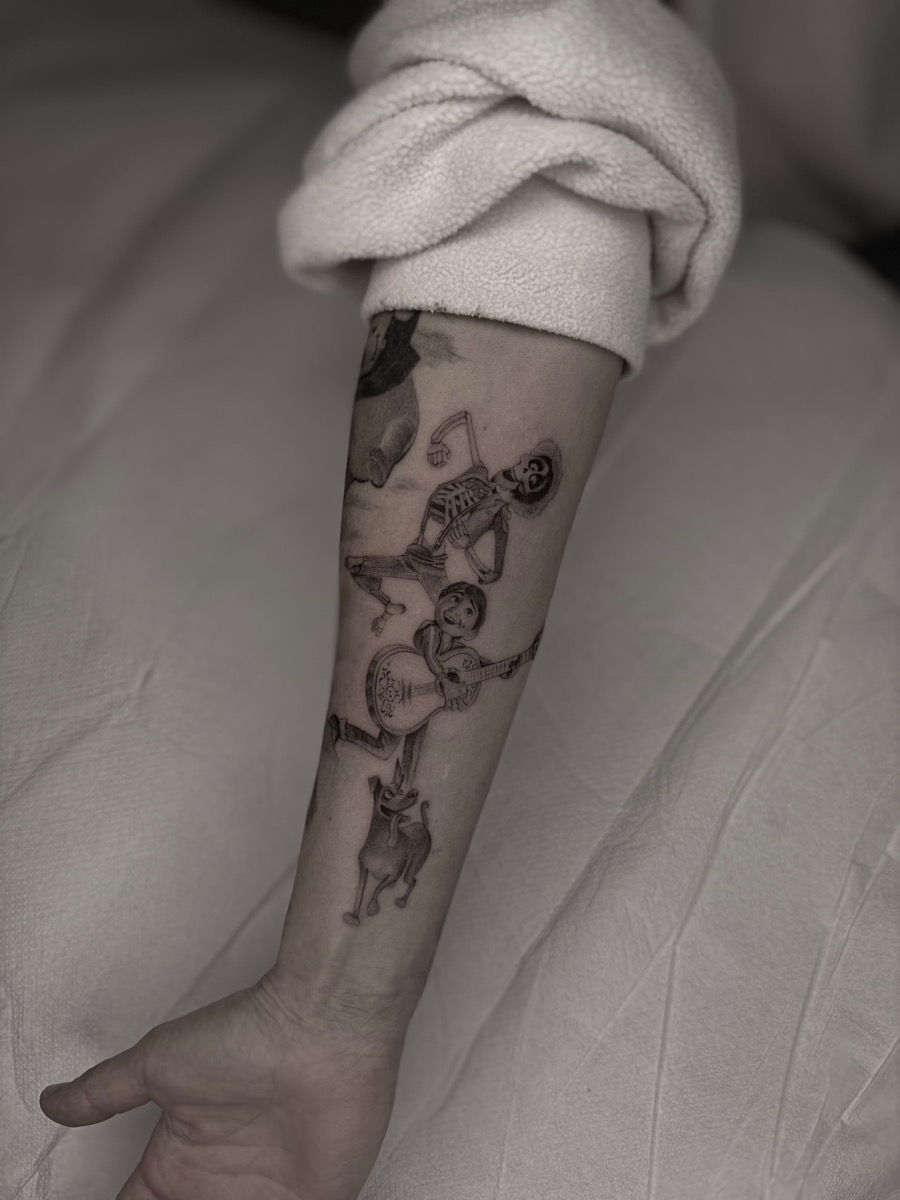 Tatuaggio fineline — lavoro 5